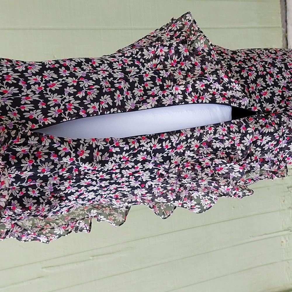 Diane Von Furstenberg Silk Black Vines Jasmyne Maxi Dress With Tags Sz 10 - Picture 11 of 14